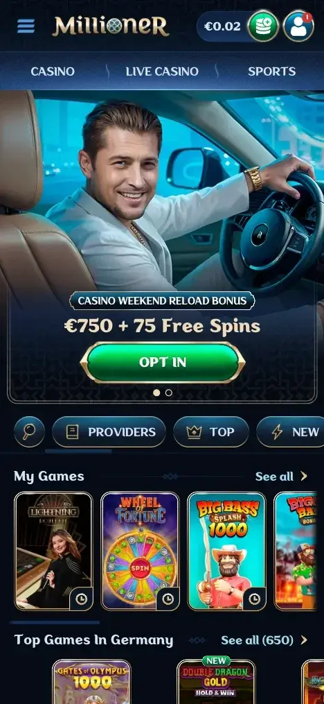 Millioner Snímek obrazovky 1